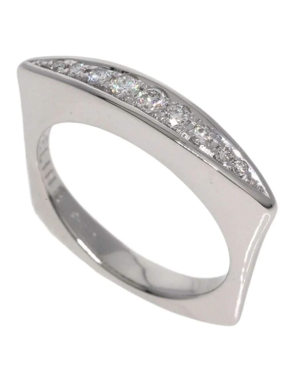 Celine Diamond Ring Silver